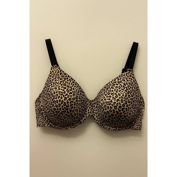 Auden size 44C Full coverage Lightly lined T-shirt bra, New Cheetah print - Picture 6 of 7